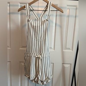 Z Supply striped shortalls